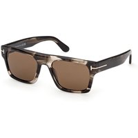 トム フォード トム フォード Tom Ford FT1337 CYRUS-02 55J メガネ フレーム - 男性用 - べっ甲shell