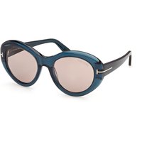 Tom Ford FT1423 ELODIE-02 87E Women’s Sunglasses Blue Size 54