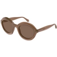 Azzedine Alaia AA0088S 003 Women’s Sunglasses Brown Size 53