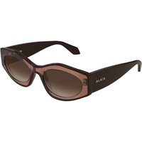 Azzedine Alaia AA0093S 002 メガネ フレーム - 女性用 - 茶色