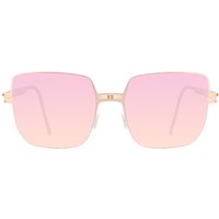 ROAV Galaxy SS006 Brigitte Folding 金色 14.66 メガネ フレーム - 女性用 - Rose-金色