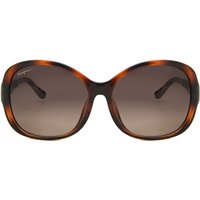 Salvatore Ferragamo SF 744SLA 214 メガネ フレーム - 女性用 - 茶色