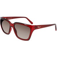 Salvatore Ferragamo SF 1018S 655 メガネ フレーム - 女性用 - 赤