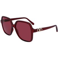 Salvatore Ferragamo SF 1083S 612 メガネ フレーム - 女性用 - バーガンディ