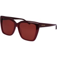 Salvatore Ferragamo SF1102S 606 メガネ フレーム - 女性用 - バーガンディ