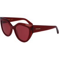 Salvatore Ferragamo SF2004S 618 メガネ フレーム - 女性用 - バーガンディ