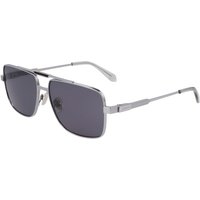 Salvatore Ferragamo SF318SP 021 Men's Sunglasses Silver Size 60