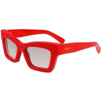 Salvatore Ferragamo SF2045SR 600 メガネ フレーム - 女性用 - 赤