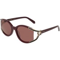 Salvatore Ferragamo SF2111S 606 メガネ フレーム - 女性用 - バーガンディ