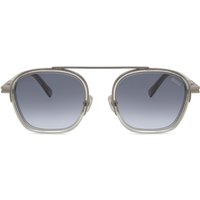 Zegna EZ0231 20B Men's Sunglasses Silver Size 51