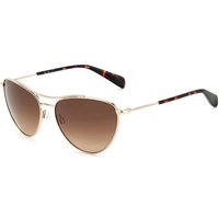 Rag & Bone RNB1065/G/S Asian Fit J5G/HA Women’s Sunglasses Gold Size 58