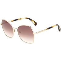 Rag & Bone RNB1067/G/S Asian Fit 06J/HA Women’s Sunglasses Gold Size 57