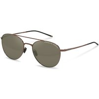 Porsche Design P8947 E174 Men's Sunglasses Brown Size 56