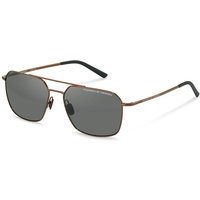 Porsche Design P8970 Polarized D415 メガネ フレーム - 男性用 - 茶色