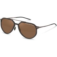 Porsche Design P8990 Polarized D402 メガネ フレーム - 男性用 - 茶色