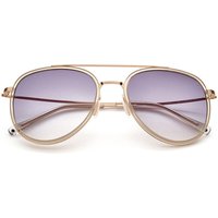 Paradigm 19-35 Gold Men's Sunglasses Gold Size 55
