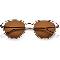 Paradigm 21-51 Polarized クリスタル メガネ フレーム - 男性用 - 茶色