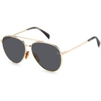 David Beckham DB 1102/F/S Asian Fit J5G/M9 Men's Sunglasses Gold Size 61