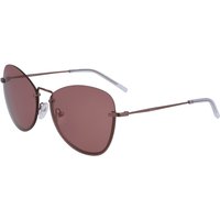 DKNY DK100S 608 Women’s Sunglasses Brown Size 57
