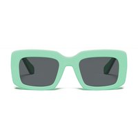 HANUKEii Santorini HK-022-02 Men's Sunglasses Green Size 50