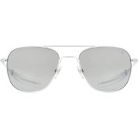 American Optical Original Pilot 2SMN Men's Sunglasses Silver Size 57