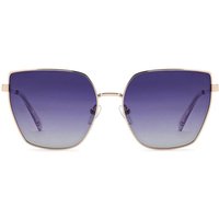 Privé Revaux GOOD COMPANY/S Polarized 000/MF Women’s Sunglasses Gold Size 58