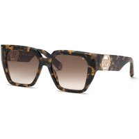 Philipp Plein SPP160 04BL Women’s Sunglasses Tortoiseshell Size 57