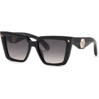 Philipp Plein SPP178 0700 Women’s Sunglasses Black Size 56