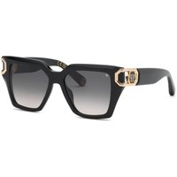 Philipp Plein SPP213M 0700 Women’s Sunglasses Black Size 53