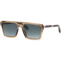Philipp Plein SPP228 09X8 メガネ フレーム - 男性用 - 茶色