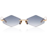 Anna-Karin Karlsson CRYSTAL NEST - TRIANGLE Gold Grey Women’s Sunglasses Gold Size 57