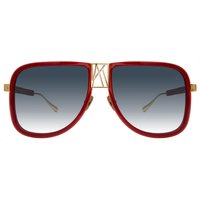 Anna-Karin Karlsson LOGO DUDE Red Women’s Sunglasses Gold Size 59