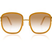 Anna-Karin Karlsson LUCKY LOVE - SUN Fudge Women’s Sunglasses Brown Size 52