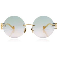 Anna-Karin Karlsson THE CLAW & THE NEST - ROUND Gold Blush Women’s Sunglasses Gold Size 52