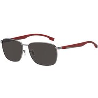BOSS Boss 1469/F/SK Asian Fit R80/IR Men's Sunglasses Silver Size 62