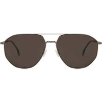 BOSS Boss 1612/F/SK Asian Fit 6LB/IR Men's Sunglasses Gunmetal Size 61