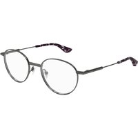 Alexander McQueen AM0502O Asian Fit 003 Men's Eyeglasses Gunmetal Size 49 - Blue Light Block Available