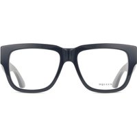 Alexander McQueen AM0510O 003 Men's Eyeglasses Blue Size 55 - Blue Light Block Available