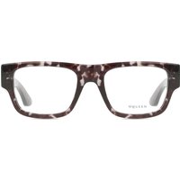 Alexander McQueen AM0511O 002 Men's Eyeglasses Tortoiseshell Size 53 - Blue Light Block Available