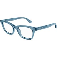 Alexander McQueen AM0515O 010 Women’s Eyeglasses Blue Size 52 - Blue Light Block Available