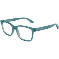 Alexander McQueen AM0541O 010 Men's Eyeglasses Blue Size 54 - Blue Light Block Available