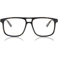 Gucci GG1035O 002 Men's Eyeglasses Tortoiseshell Size 55 - Blue Light Block Available
