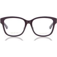 Gucci GG1340O 004 Women’s Eyeglasses Burgundy Size 54 - Blue Light Block Available