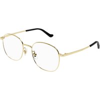 Gucci GG1469OA Asian Fit 001 Women’s Eyeglasses Gold Size 51 - Blue Light Block Available
