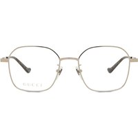 Gucci GG1611OA Asian Fit 002 Men's Eyeglasses Silver Size 50 - Blue Light Block Available