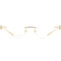 Gucci GG1702O 002 Women’s Eyeglasses Gold Size 54 - Blue Light Block Available