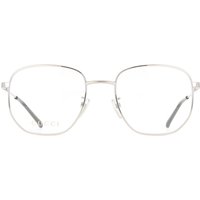 Gucci GG2140OK Asian Fit 002 Men's Eyeglasses Silver Size 53 - Blue Light Block Available
