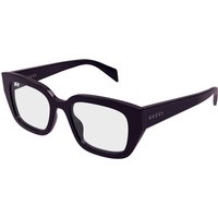 Gucci GG2021O 004 Women’s Eyeglasses Purple Size 50 - Blue Light Block Available