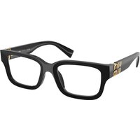 Miu Miu MU02YVF アジアフィット 16K1O1 サングラス - 女性用 - 黒