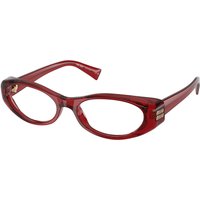 Miu Miu MU03ZVF アジアフィット 25M1O1 サングラス - 女性用 - 赤